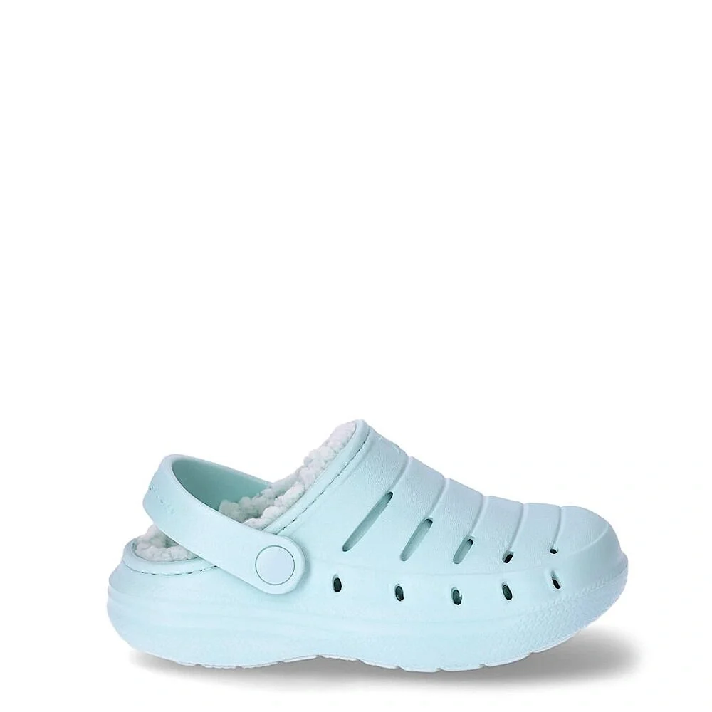 Rugged Shark TODDLER GIRLS FAUX SHERPA LINED Clogs SIZE 7 Mint Sandals NEW